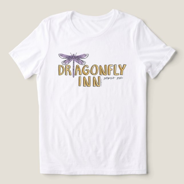 เสื้อยืดโลโก้สีน้ํา Gilmore Girls Dragonfly Inn
