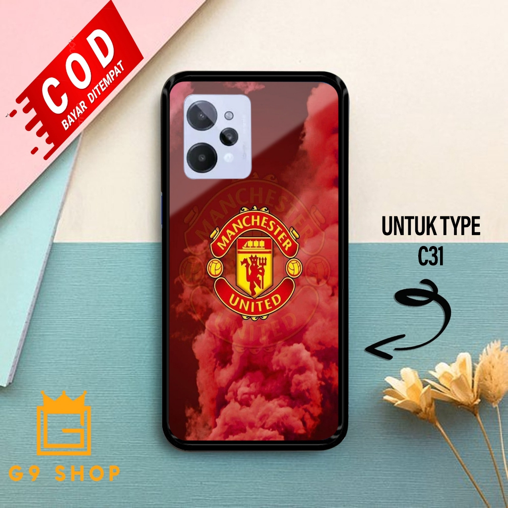 [gnine_case]เคส realme c31-case Glossy-Protective )cas(mu)softcase hp-case hp-casing hp-silikon-soft