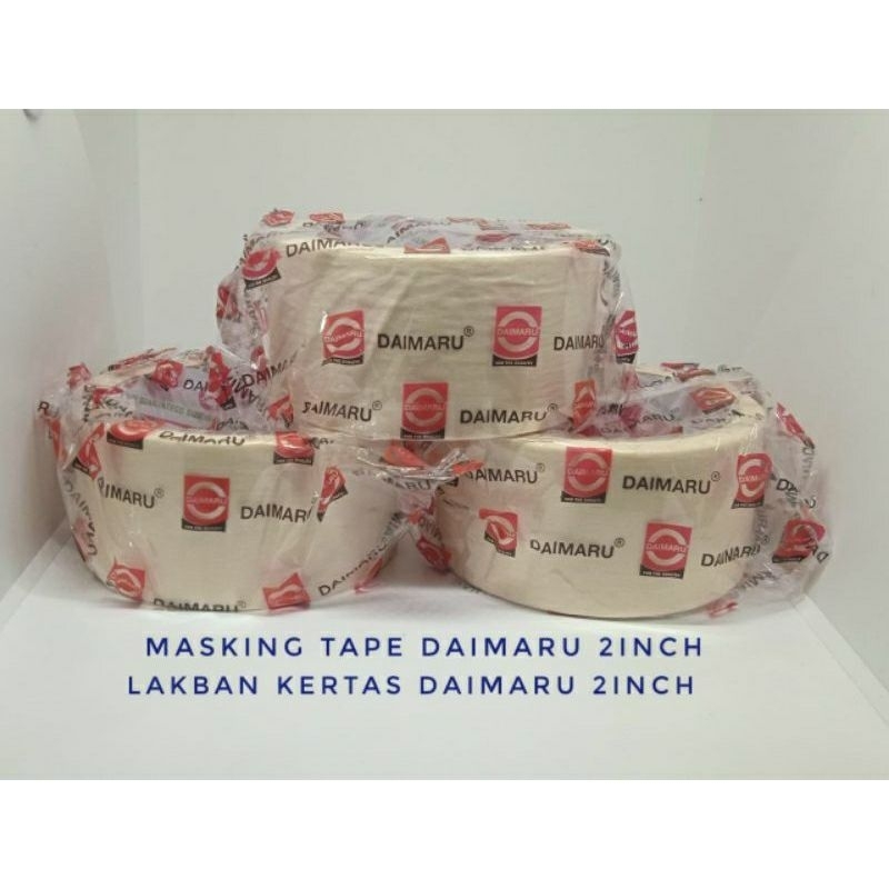 DAIMARU ยี่ห้อ MASKING TAPE กระดาษเทป 48MMX21M 2INC กระดาษเทป