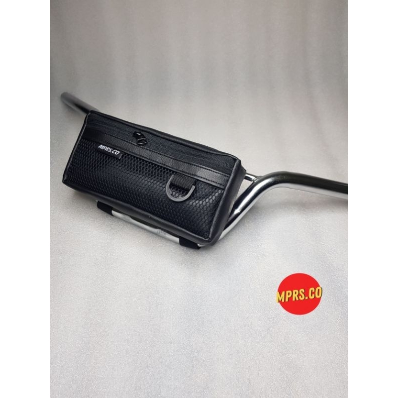 กระเป๋าแฮนด์สําหรับรถมอเตอร์ไซด์ทุกรุ่นทําจากหนัง, กระเป๋าแฮนด์, กระเป๋า enduro การผจญภัยในเทรล honda win, cb, tiger, megapro, crf, klx, ts 125, dt, XR, JH รถมอเตอร์ไซด์ทั้งหมด สากล สากล สากล