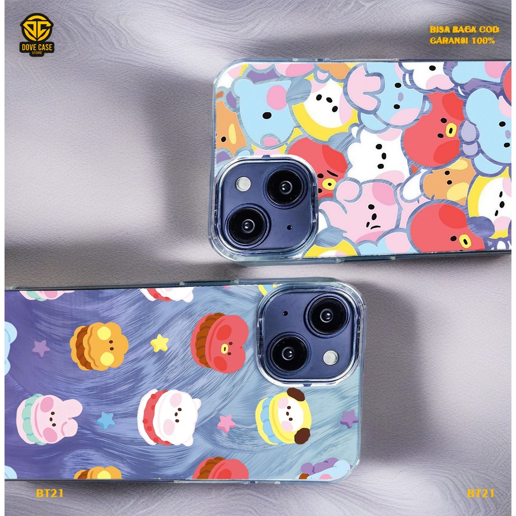 กรณี FEATHER BT21 HP OPPO RENO 8T 4G 5G 4F A5S A78 4G A11K A12 A18 A31 2020 A55 A57 A58 5G A77S A98 