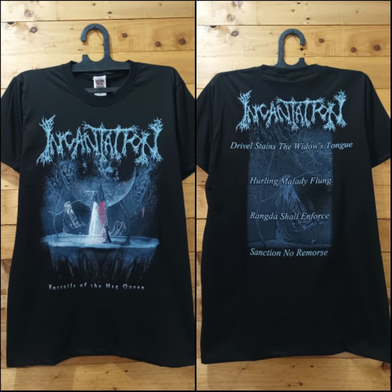 เสื้อยืด Incantation | อาบน้ําเลือด | เลือดรวม | สร้าง 24ส