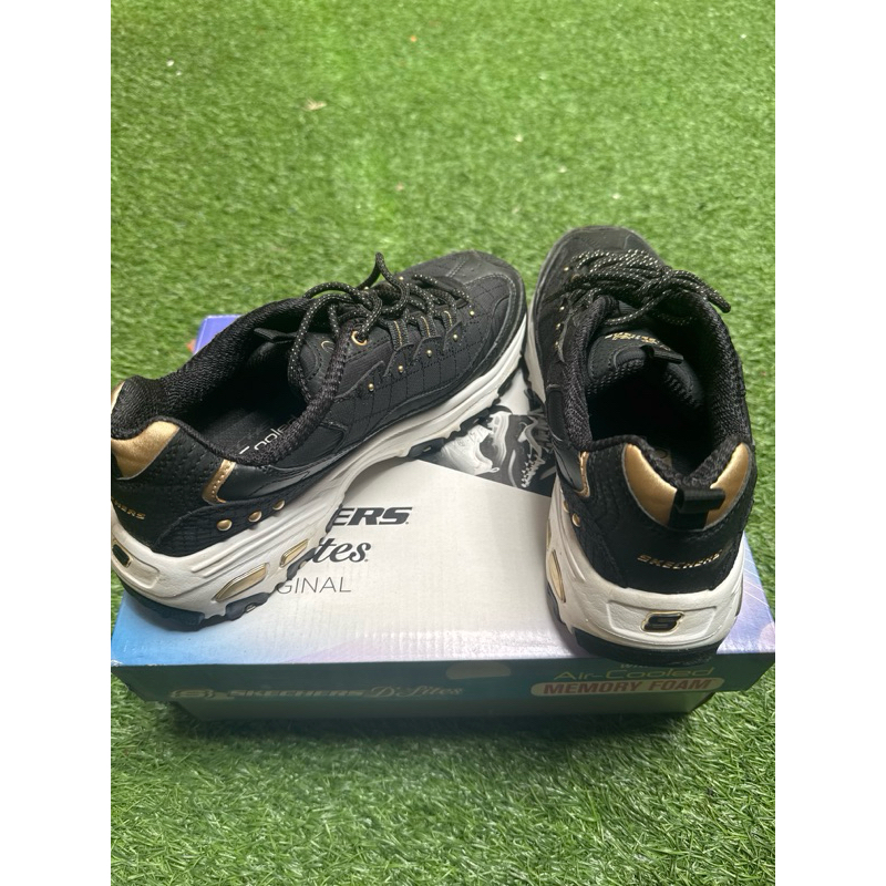 PL Skechers รองเท้าผู้หญิง DLites สีดํา 37