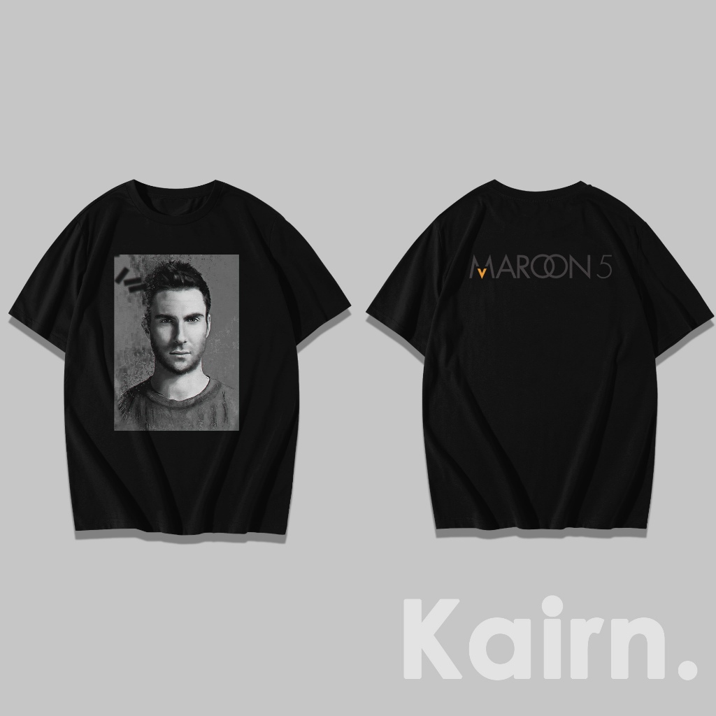 Kairon - เสื้อยืด Adam Levine Maroon 5 / เสื้อยืด Maroon 5 / เสื้อยืดวง / เสื้อยืดคอนเสิร์ต