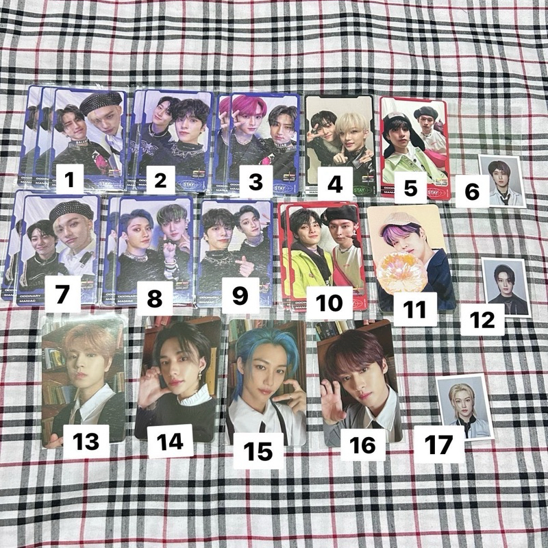 พีซีโฟโต้การ์ด SKZ STRAY KIDS STRAYKIDS HUNJIN FELIX BANK LEEKNOW HAN SEUNGMIN CHANGBIN ใน JISUNG JEONGIN MANIAC NACIFIC การ์ดตัดบัตรหน่วยนักบิน SG ID 2 นาที