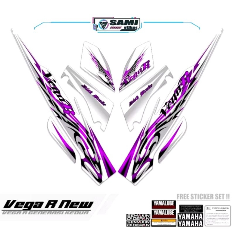 ใหม่ VEGA R STRIPING / MTF 15 / NEW VEGA R STICKER / VEGA RR STICKER / NEW VEGA R STRIPING STICKER /