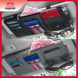 Sun Visor Car Organizer Tas Penyimpanan Tempat Kartu Pen Handphone Mobil Sunvisor