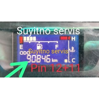 LCD Hino lohan 500 มาตรวัดความเร็ว lcd lohan 500 pin 12+11