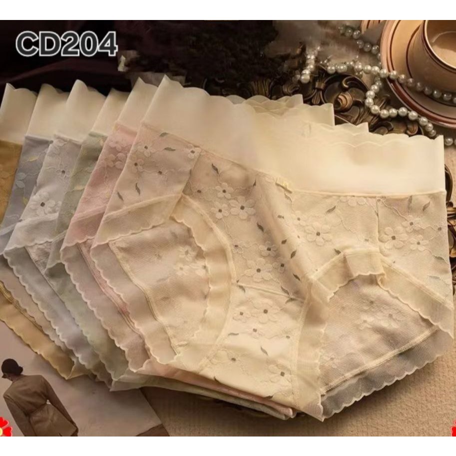 แฟชั่นผู้หญิง One Piece SEAMLESS ผ้าไหมน้ําแข็งกางเกงเด็กผู้หญิง SEAMLESS UNDERWEAR CD204 / 204