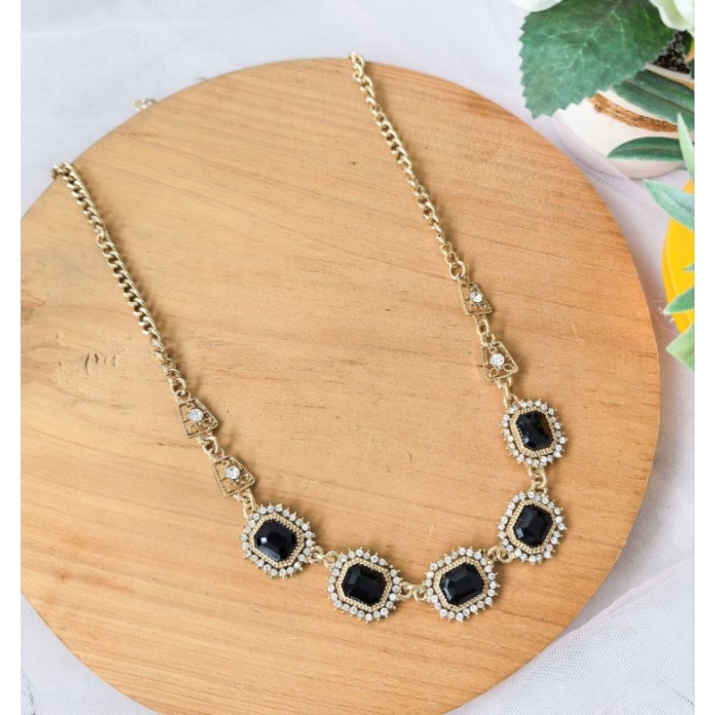 สร้อยคอคริสตัลกล่อง Rhinestone - npr460188