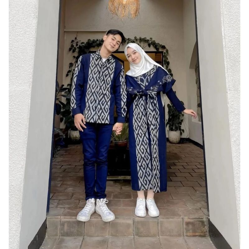 KEMEJA EID COUPLE - WOVEN COUPLE - COUPLE - COUPLE - WOVEN SHIRT - WOVEN DRESS