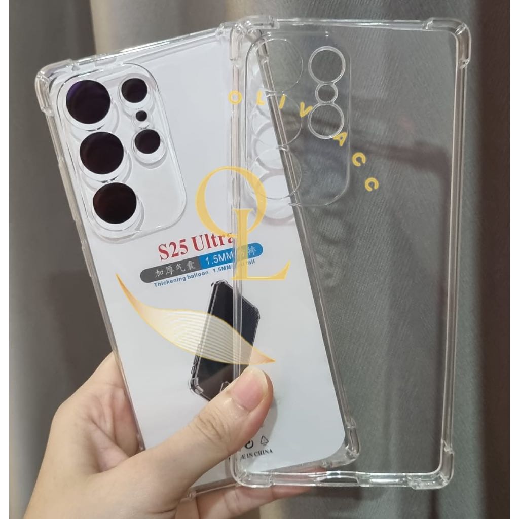 Crack pc samsung s25 ultra s25 plus s25 a06 a16 เคสแข็งซิลิคอนใส