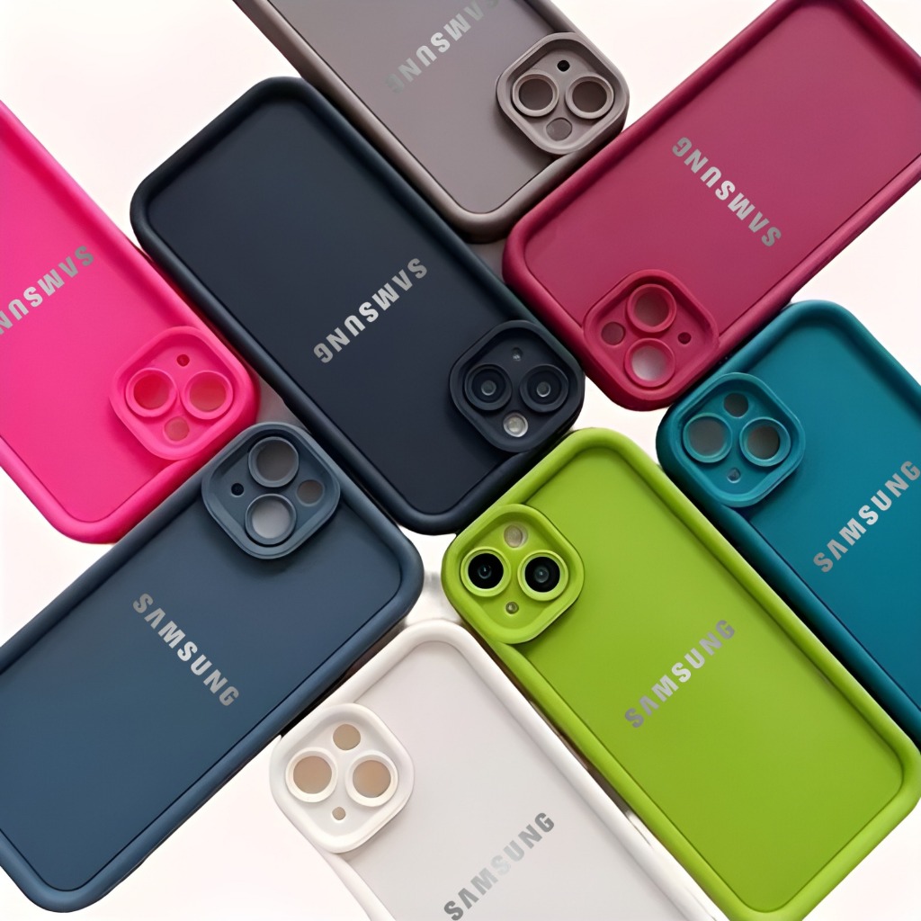 SAMSUNG ใหม่Rose + โลโก้Liquidผิวซิลิโคนเต็มรูปแบบเคสโทรศัพท์กันกระแทกRoseปลอกHpสําหรับSAMSUNG A50 A