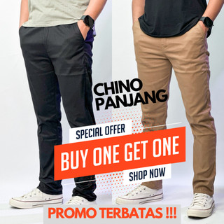 BOSS BAGGY PAKET 100K DAPAT 2 CELANA CHINO SLIMFIT PANJANG