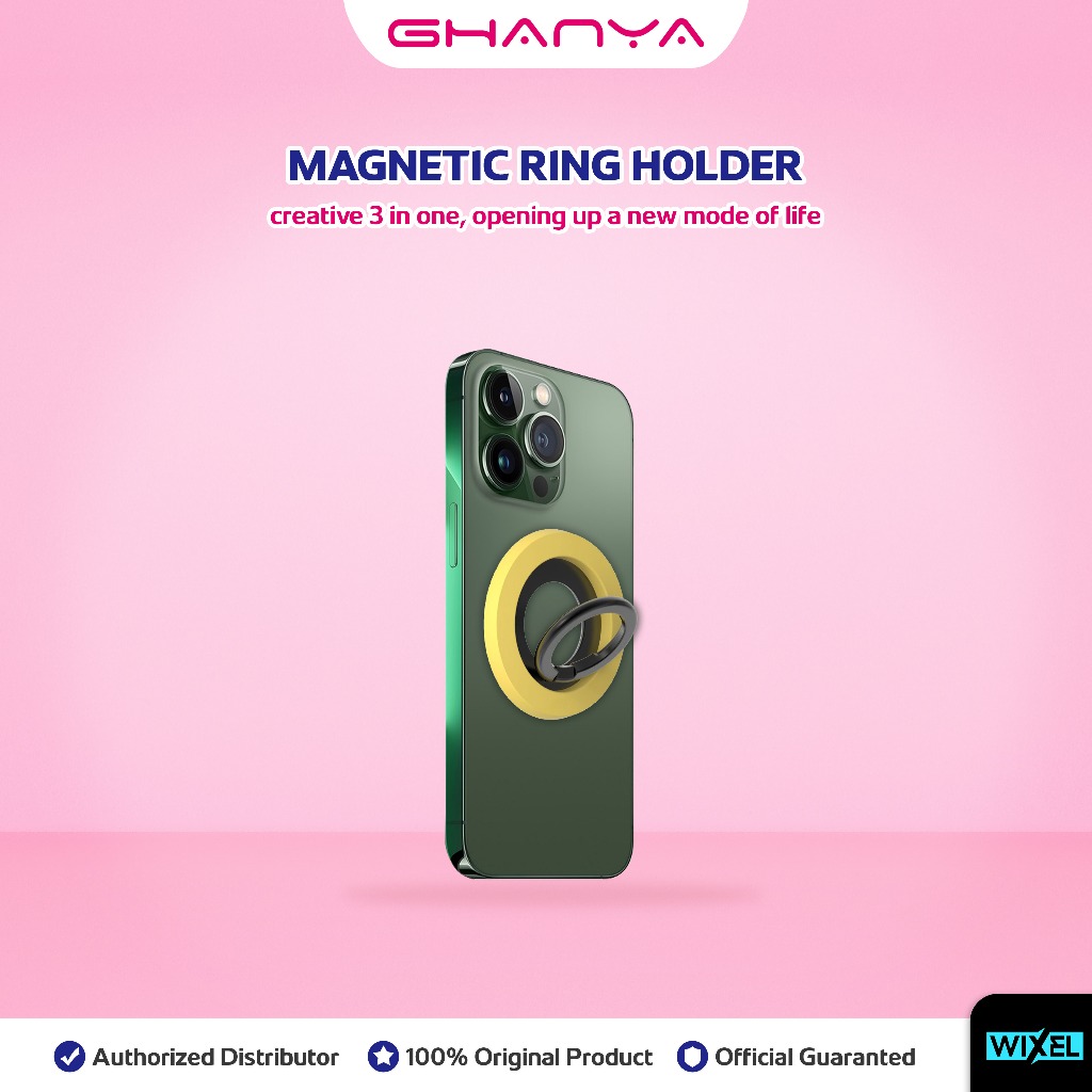 WXEL R2 Magrip ขาตั้งแหวนแม่เหล็กที่วางโทรศัพท์ MagSafe ซิลิโคนแม่เหล็กที่แข็งแกร่ง Iring I แหวนซิลิ