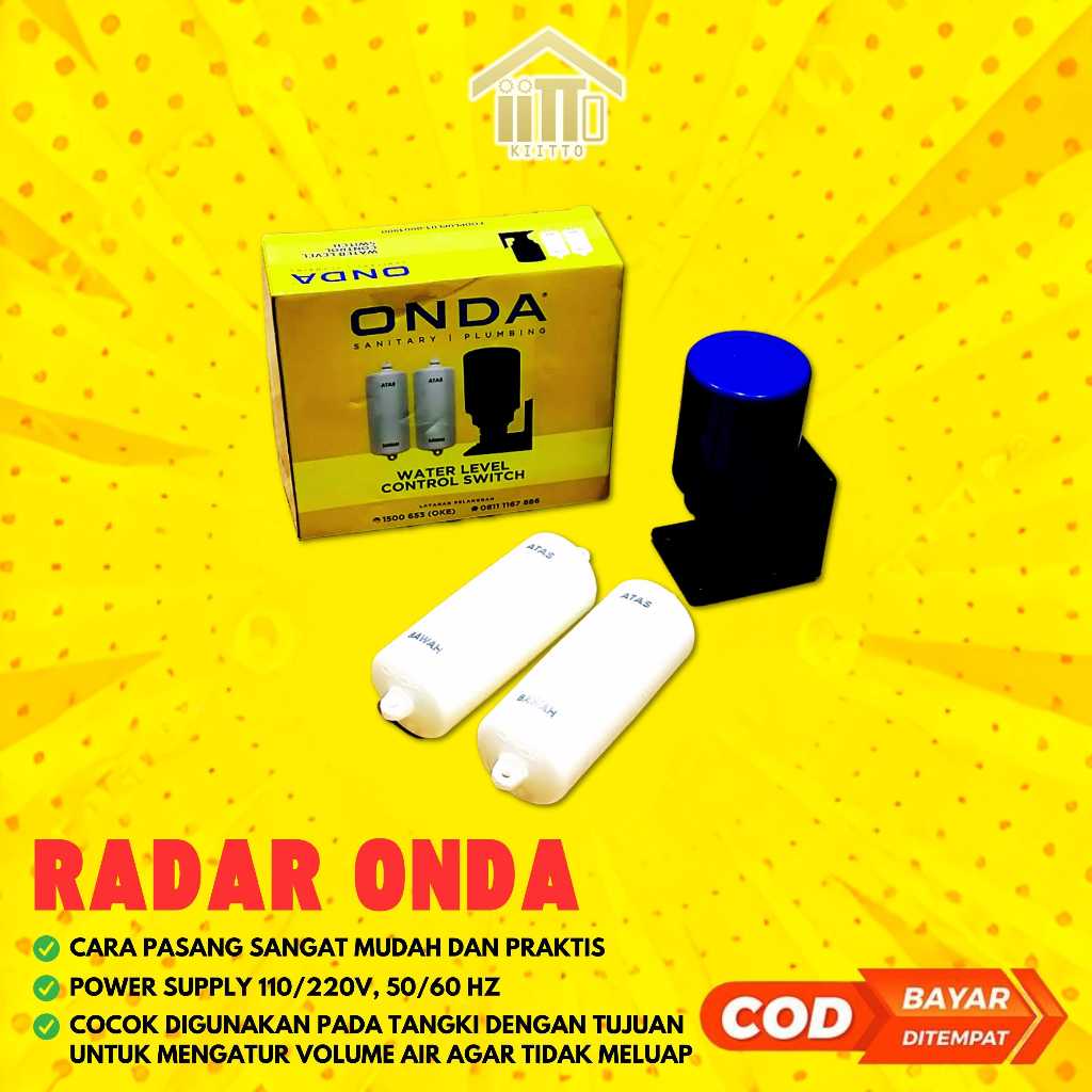 ONDA WATERR / ONDA AUTOMATIC BUOY RADA / ORIGINAL ONDA TOWER RADAR / AUTOMATIC ONDA RADAR SWITCH CON