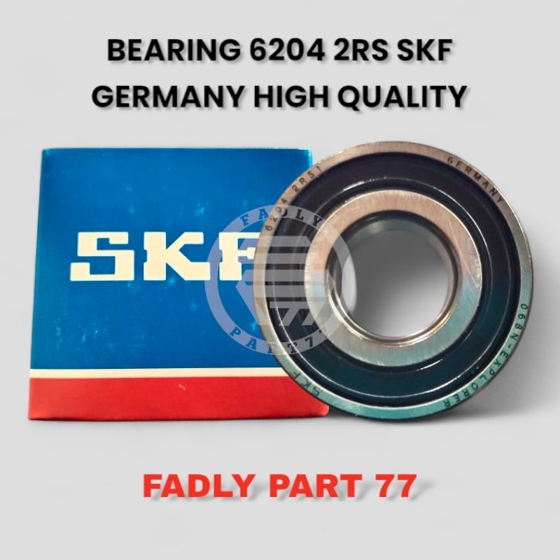 BEARING 6204 2RS SKF GERMANY คุณภาพสูง
