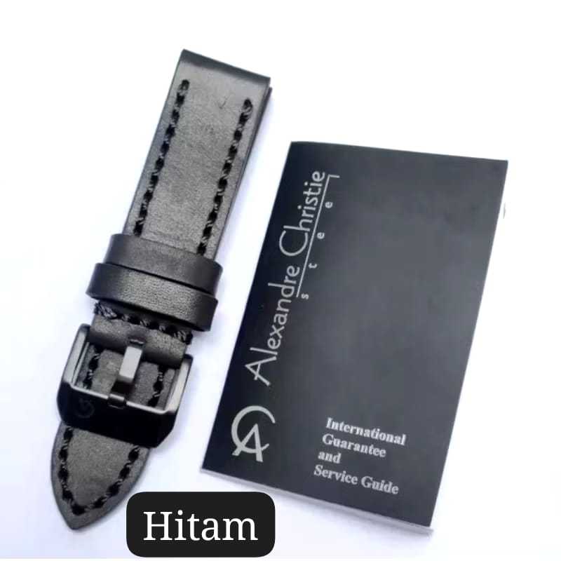 24MM STRAP ALEXANDER CHRISTIE นาฬิกาผู้ชาย 6141 / AC6141 LEATHER ORIGINAL