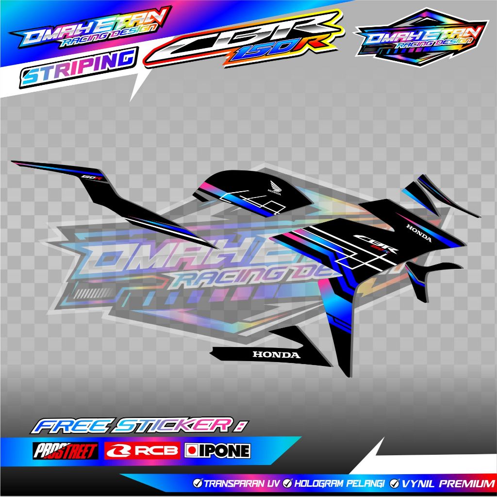 HONDA CBR 150R VARIATION STRIPING / สติ๊กเกอร์ LIST VARIATIONS สําหรับ CBR 150 R MOTORCYCLE