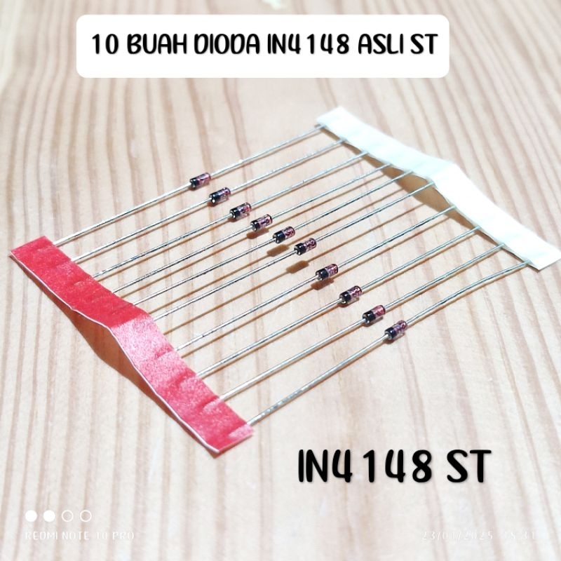 (10 ชิ้น) ไดโอด 1N4148 1N 4148 ไดโอดเรียงกระแส IN4148 IN 4148