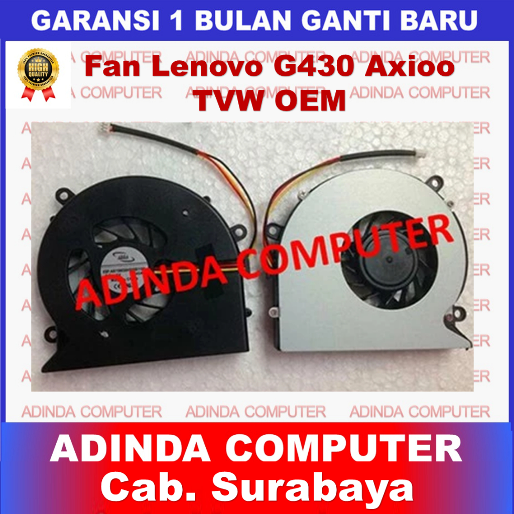 Lenovo G430 G3000 Y430 G530 G510 K41 E41 E42 Axioo TVW พัดลมระบายความร้อน