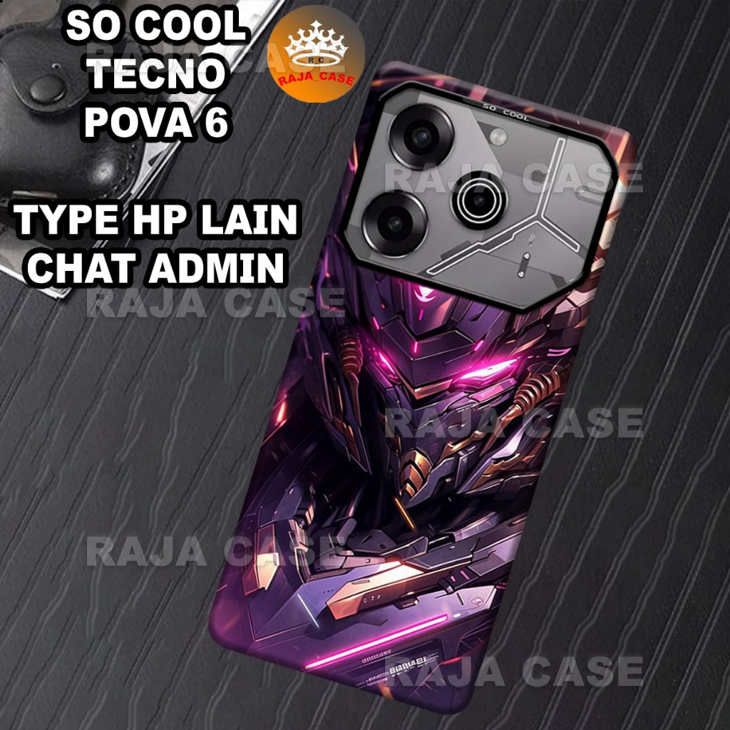 (RC19) เคสใหม่ล่าสุด SO COOL HP TECNO POVA 6 CASING/SILICONE CASE PROTECTIVE HP PRINTED สําหรับ GUYS