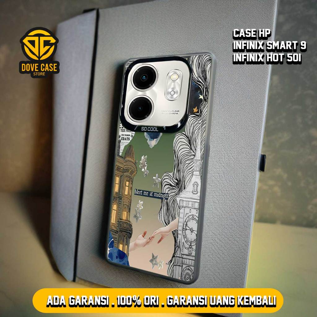 ใหม่ล่าสุด INFINIX SMART 9 CASE IMD HOLOGRAM 43STH3T1C N3WS - IMD HYBRID PLATE HOLOGRAM CASE - 4ESTH