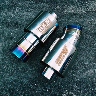HKS Js Racing Blue Tailpipe Exhaust แห้ง ไซส์เด็ก