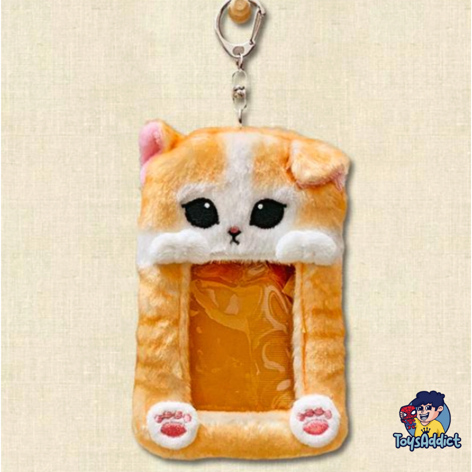 ญี่ปุ่น Mofusand Fluffy Pass Case Card Holder/ Mofusand Card Holder/ Mofusand พวงกุญแจ