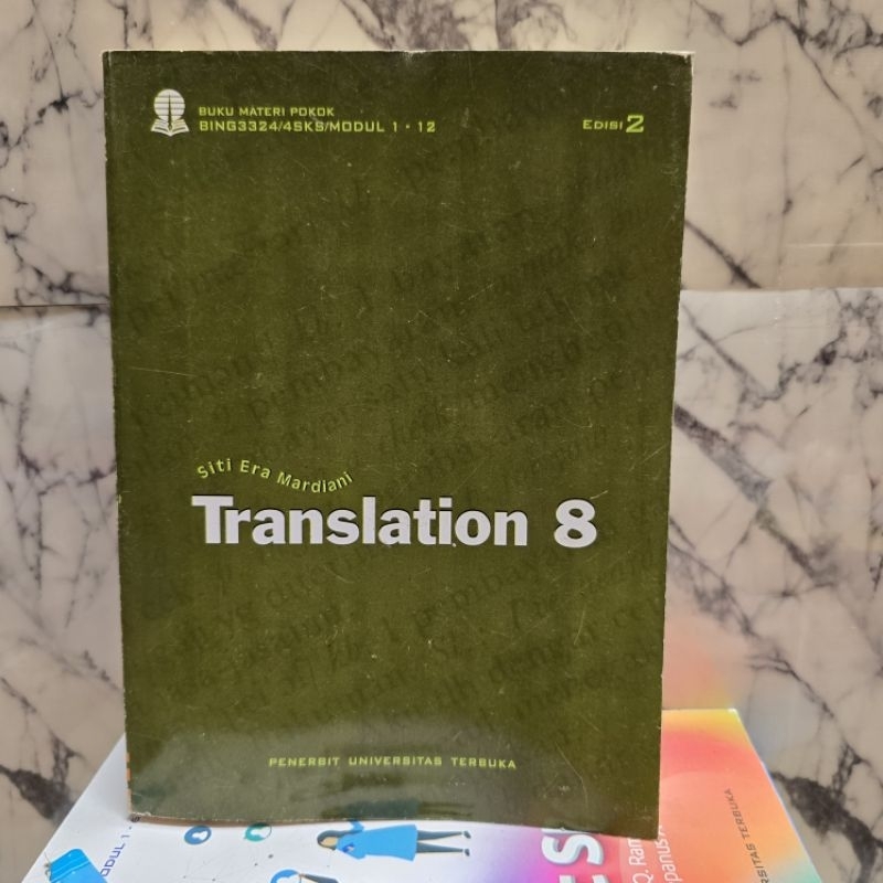 OPEN UNIVERSITY - TRANSLATION 8 EDITION 2