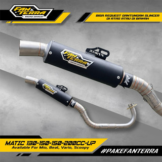 Knalpot MATIC MIO BEAT VARIO SCOOPY 155 - 200 CC