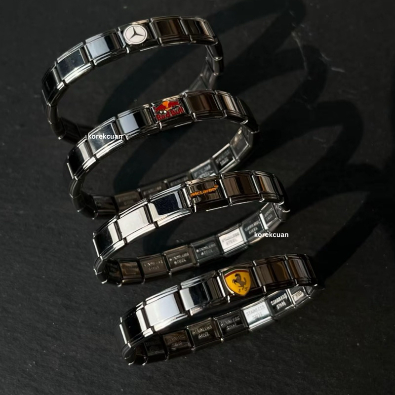 F1 สร้อยข้อมือ | ITALIAN CHARMS BRACELET | F1 MERCH