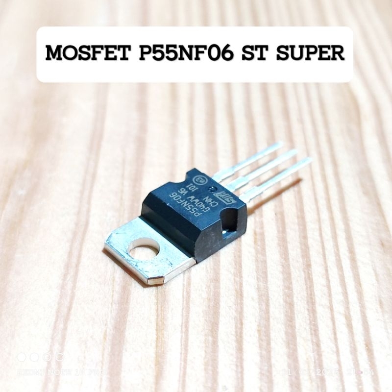 ทรานซิสเตอร์ TR MOSFET STP55NF06 P55NF06 P 55NF06 N-ch 60 V 50 A STripFETSGS Thomson (ST)