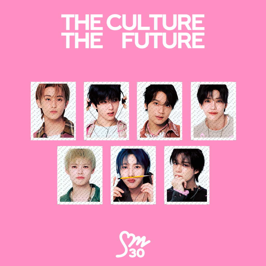 UNOFFICIAL ID PHOTO SET SM 30TH ANNIVERSARY | Nct nct nct | กํามะหยี่สีแดง | เอสปา