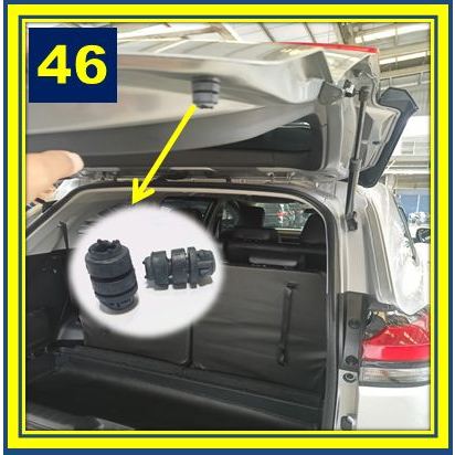 ยางประตูท้ายรถ Toyota Zenix / ยางจุก innova Zenix / ยางจุกท้าย Zenix / ยางจุกท้าย Zenix