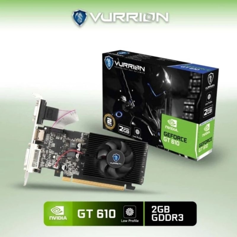 VGA GT610 2GB DDR3 64bit รับประกัน 1 ปี