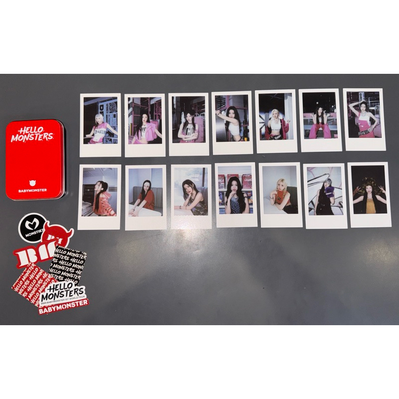 เคส Babymonster Hello Monster Tour Tin Photocard อย่างเป็นทางการ