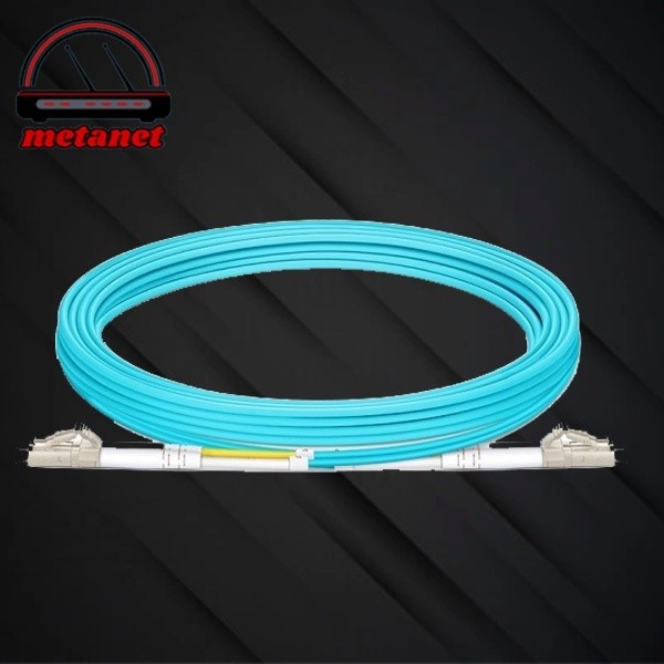 OM3 Duplex LC- LC สายแพทช์/OM3 Fiber Optic PatchCord 5-60M