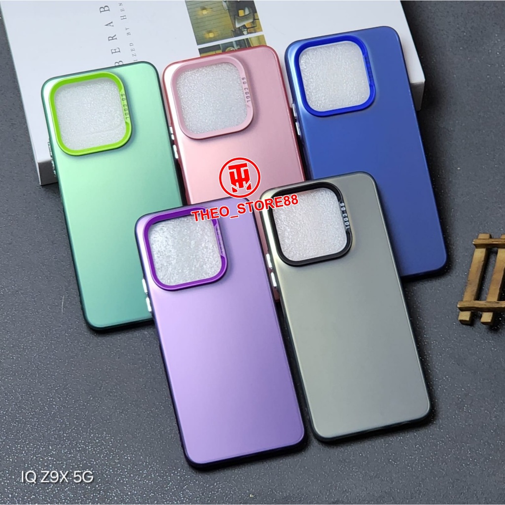 IQOO Z9X 5G SOCOOL CASE MACAROON CASE IMD HYBRID PLATE HOLOGRAM IQOO Z9X 5G