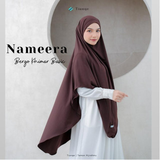 TIUNQE Bergo Daily Hijab Instan Khimar Syari Jumbo Non Pet Jersey ITY Korea Premium NAMEERA SERIES