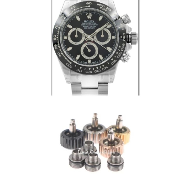 Rolex Daytona Knob นาฬิกา Rolex Daytona Crown Rolex Daytona