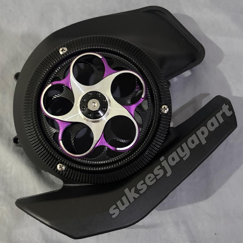 ฝาครอบพัดลมหมุน CNC เต็มรูปแบบนําเข้าพรีเมี่ยม FAZZIO FILANO MIO GEAR125 FREEGO ราคา ถูกที่สุด โปรบีเคเค