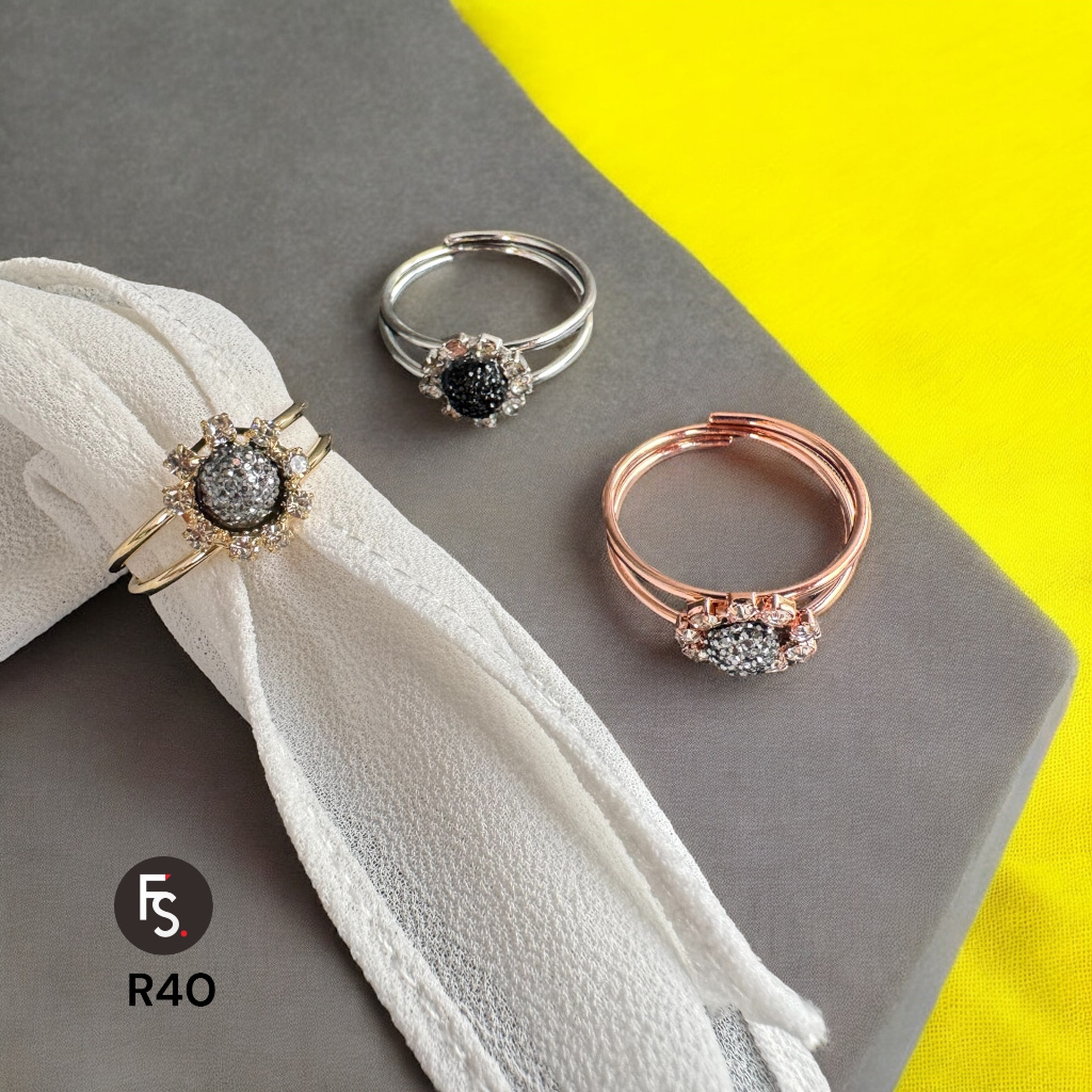 แหวนฮิญาบพลอยหรูหรา R40 & R40AA