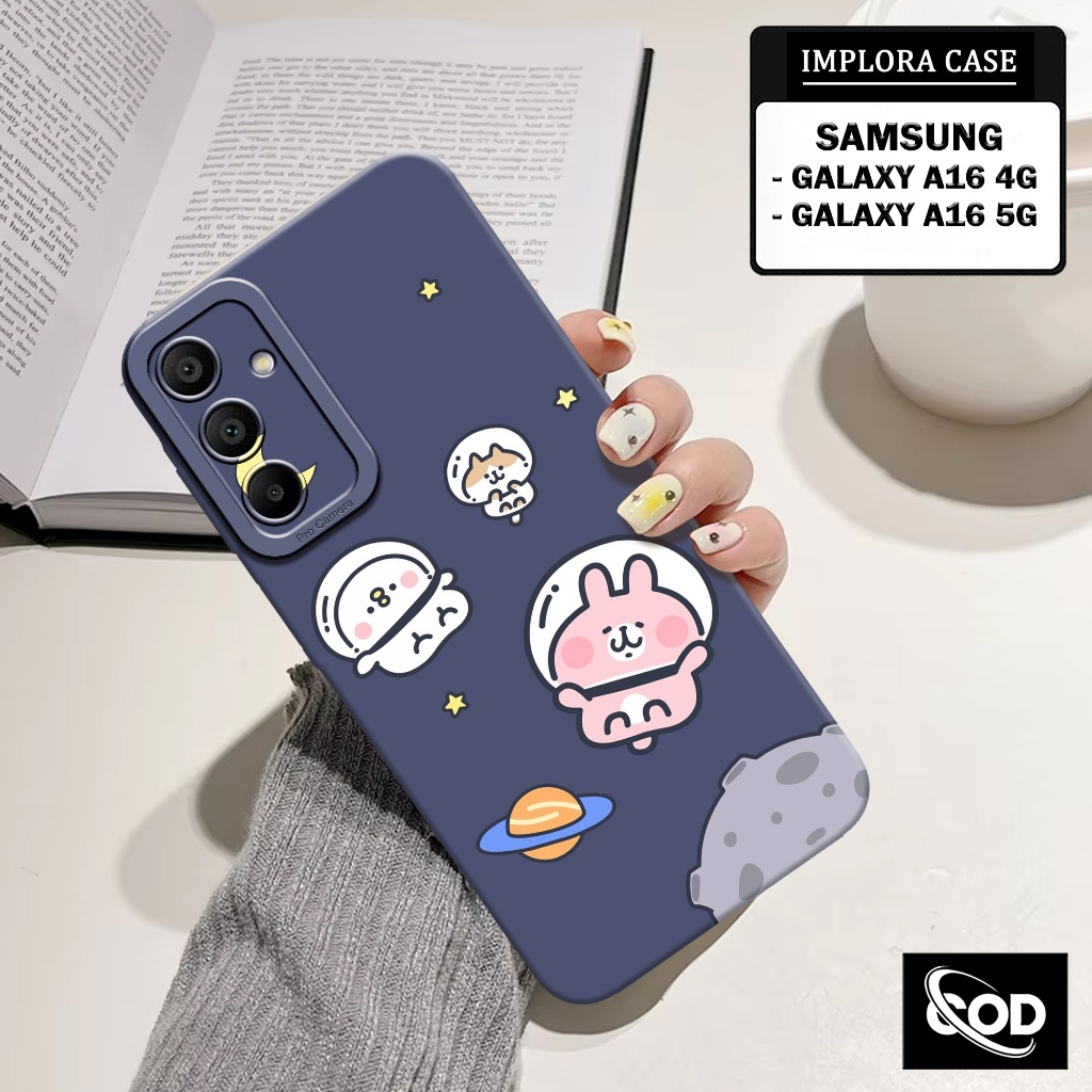 IMPLORA CASE - เคสโทรศัพท์ Samsung Galaxy A16 4G / A16 5G - เคสแฟชั่นการ์ตูน - เคสนิ่ม Samsung A16 4
