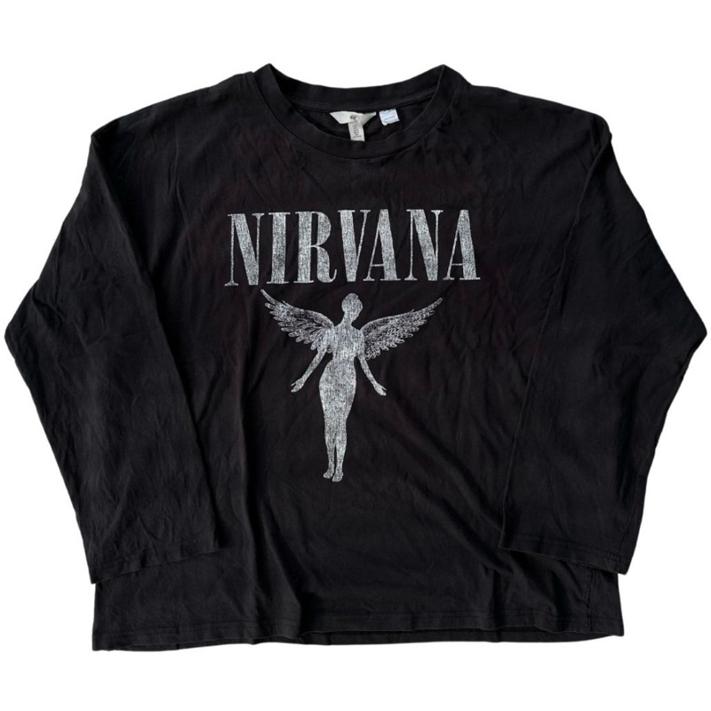 Nirvana Bootleg H&M Boxy แขนยาว