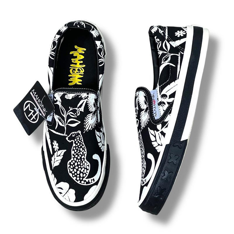 รองเท้า LOKAL MAHONK - สลิปออนรุ่นล่าสุดพร้อมตัวละคร Berisa X Macan แบรนด์ท้องถิ่นดั้งเดิม