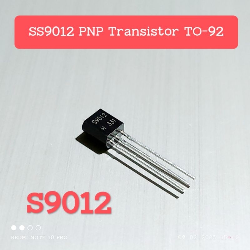 (5 ชิ้น) ทรานซิสเตอร์ S9012 S9012C 9012 TO-92 PNP 40V 0.5A