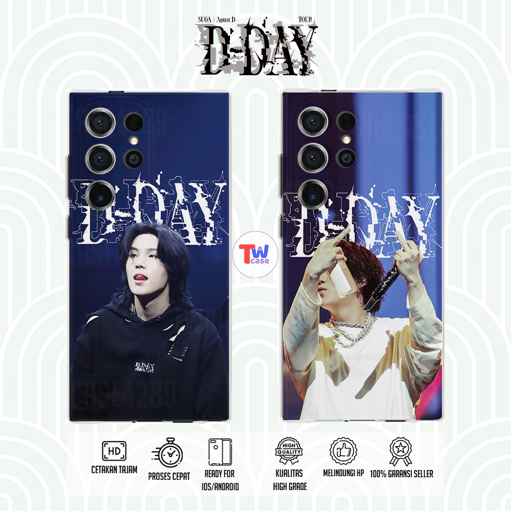 HP Suga Yoongi BTS Dday Softcase TPU High Grade Dday Suga BTS Yoongi Case BTS Cool Handsome