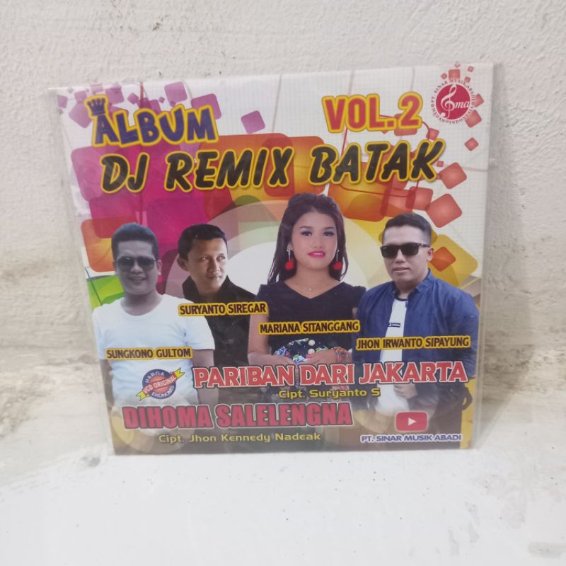 Vcd Original Original ALBUM DJ REMIX BATAK Vol 2.