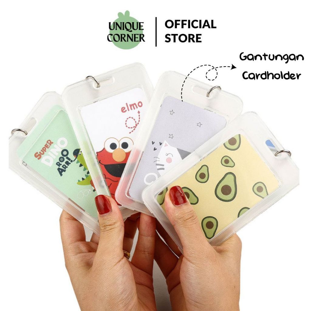 GANTUNGAN UQ Office Access Business Card Holder Card Hanger MRT พวงกุญแจ STY7007